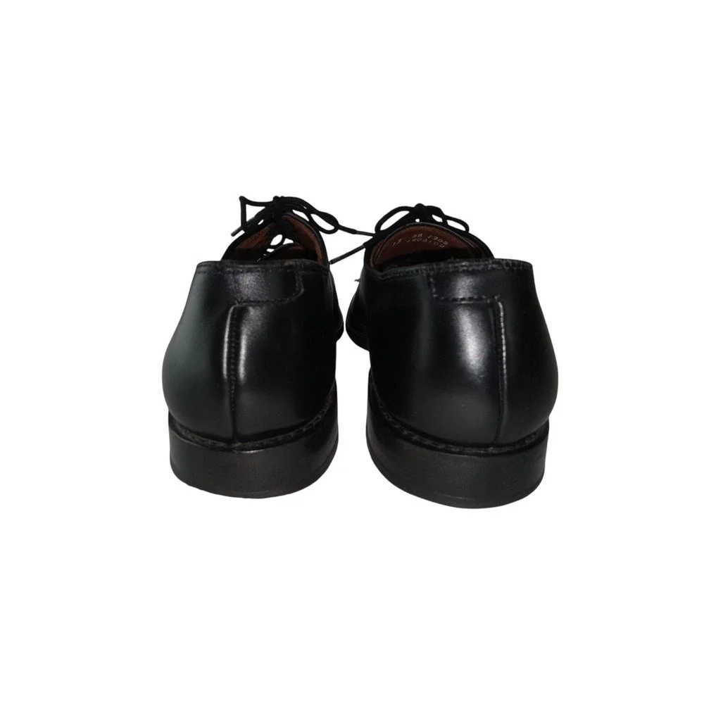 Allen Edmonds Mens Shoes Black Port Washington Delray Bench Welt Split Toe 12